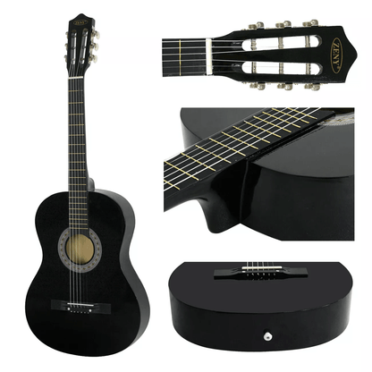 38 Inch Full Size Acoustic Guitar for Beginners with Pick Ideal for Adults and Kids