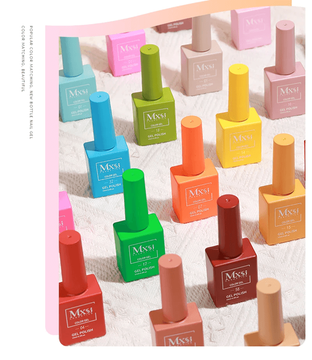 60 Color UV Gel Nail Polish Set 15ml Long Lasting Glitter Gel Manicure Kit