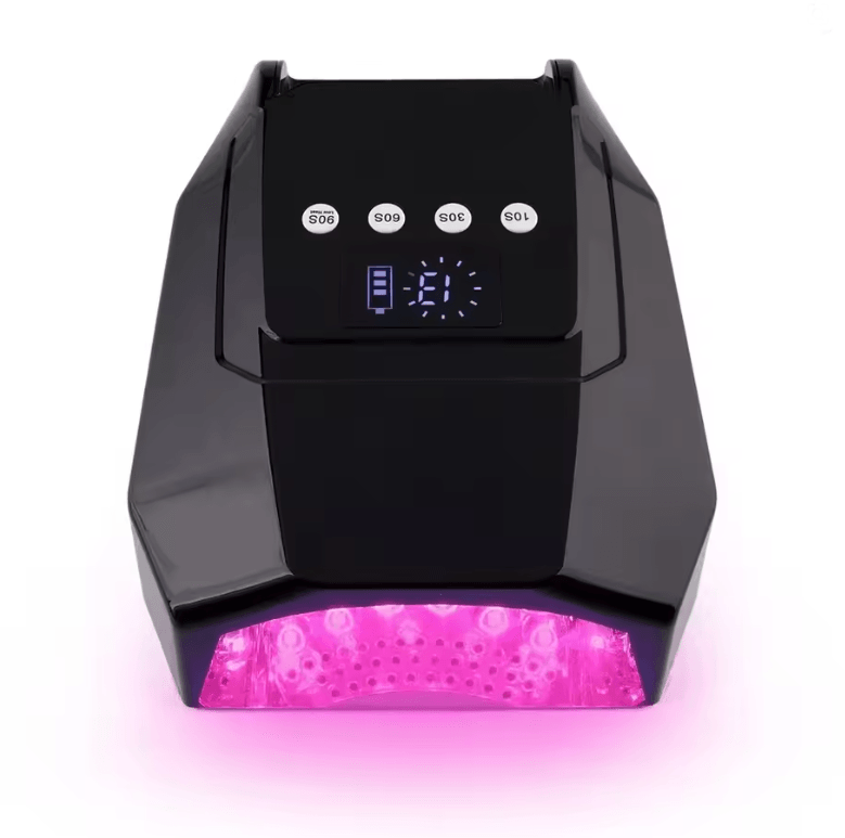 98W Cordless UV LED Nail Lamp – Fast-Curing Gel Dryer with Mirror Finish