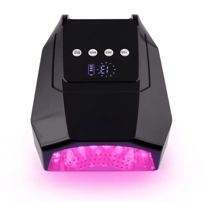 98W Cordless UV LED Nail Lamp – Fast-Curing Gel Dryer with Mirror Finish