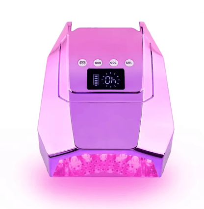 98W Cordless UV LED Nail Lamp – Fast-Curing Gel Dryer with Mirror Finish