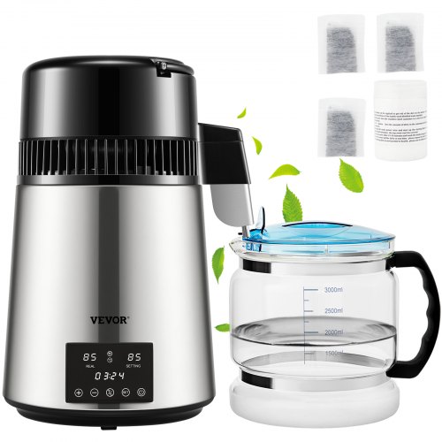 Premium Stainless Steel Countertop Water Distiller Pure Water Machine