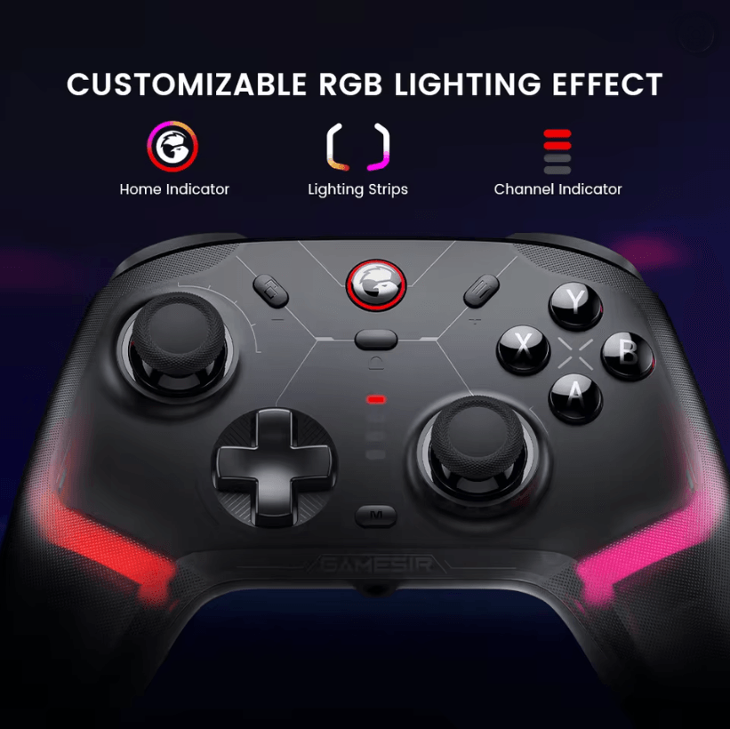 GameSir Cyclone 2 Wireless Controller with Hall Effect Joysticks for Switch, iPhone, and Android