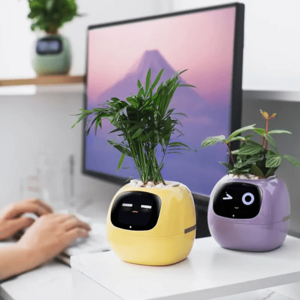 Ivy AI Smart Plant Pot with Sensors and Interactive Indoor Gardening Companion