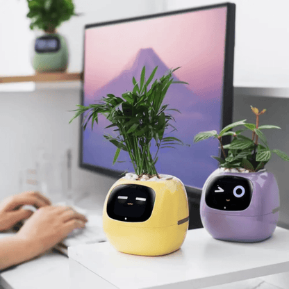Ivy AI Smart Plant Pot with Sensors and Interactive Indoor Gardening Companion