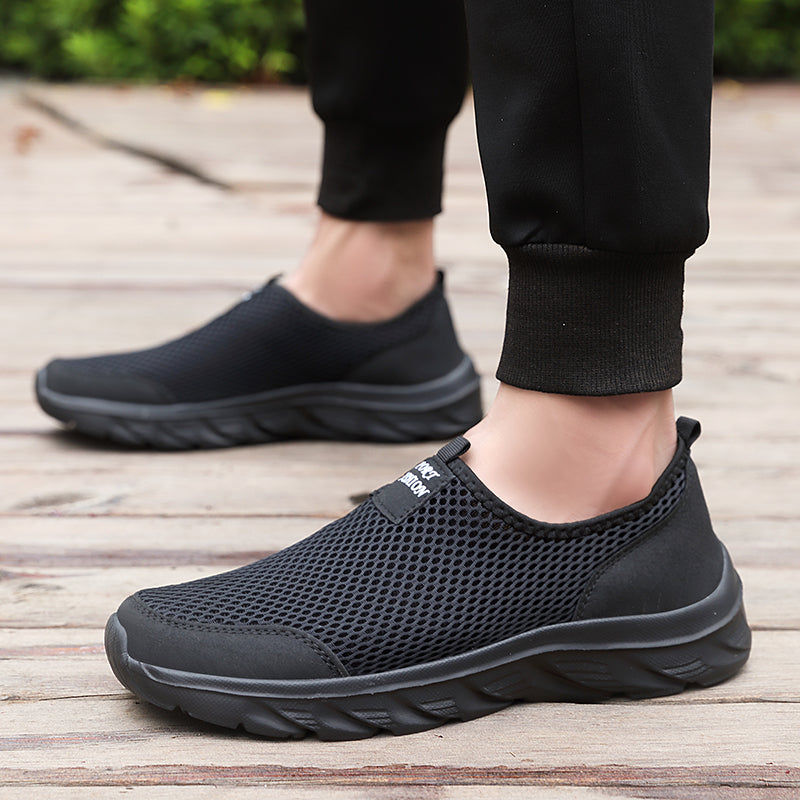 Lightweight Men Casual Shoes Slip On Breathable Anti-Slip Sneakers Flats for Walking Outdoor Male Loafers
