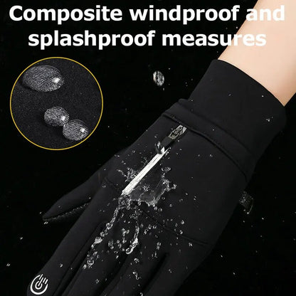 Waterproof Thermal Winter Gloves for Men & Women, Warm Insulated Gloves for Running, Cycling, Ski, Work, Driving