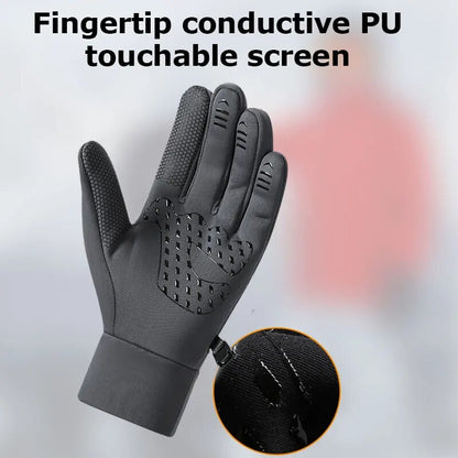 Waterproof Thermal Winter Gloves for Men & Women, Warm Insulated Gloves for Running, Cycling, Ski, Work, Driving