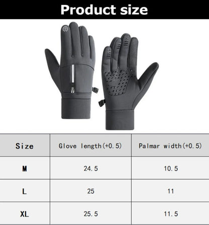 Waterproof Thermal Winter Gloves for Men & Women, Warm Insulated Gloves for Running, Cycling, Ski, Work, Driving