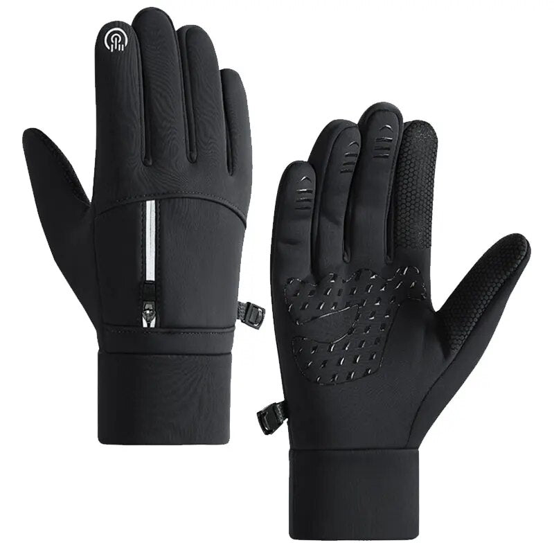 Waterproof Thermal Winter Gloves for Men & Women, Warm Insulated Gloves for Running, Cycling, Ski, Work, Driving