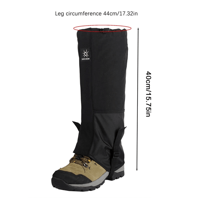 Waterproof Hiking Leg Gaiters for Men and Women