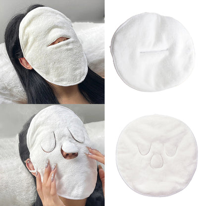 Skin Care Cotton Hot Compress Towel, Wet & Steamed Face Towel, Opens Skin Pores, Cold Hot Compress Facial Towel
