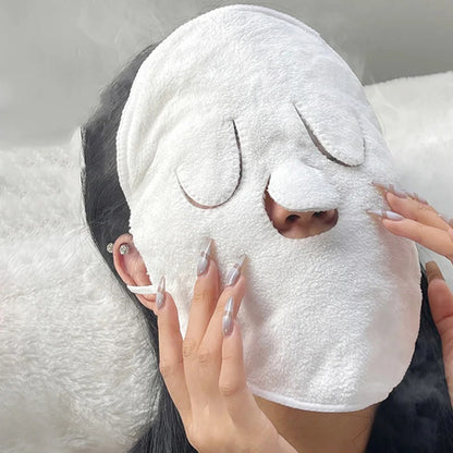 Skin Care Cotton Hot Compress Towel, Wet & Steamed Face Towel, Opens Skin Pores, Cold Hot Compress Facial Towel