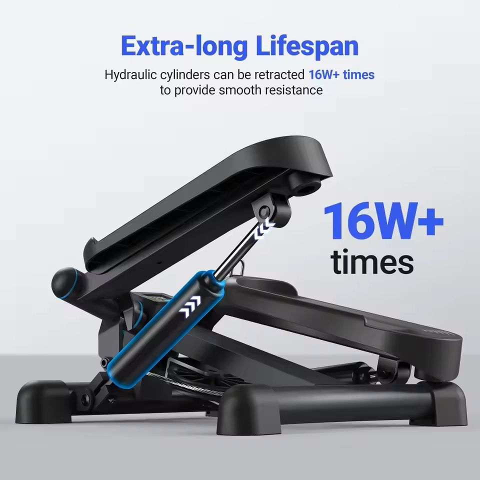 Mini Twist Stepper with Resistance Bands 330 lbs Capacity