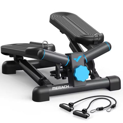Mini Twist Stepper with Resistance Bands 330 lbs Capacity