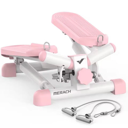 Mini Twist Stepper with Resistance Bands 330 lbs Capacity