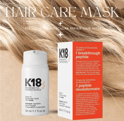 Keratin Repair Hair Mask with Leave In Molecular Treatment for Damaged Hair and Scalp