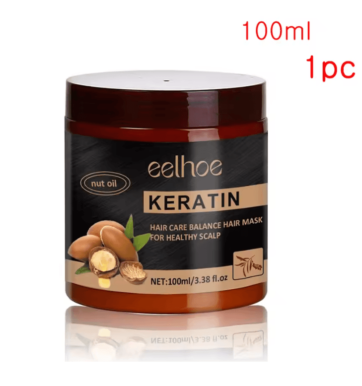 Keratin Repair Hair Mask with Leave In Molecular Treatment for Damaged Hair and Scalp