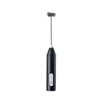 USB Rechargeable Handheld Milk Frother – Mini Milk Frother Wand with 3 Speeds, Portable USB Rechargeable Frother for Cof