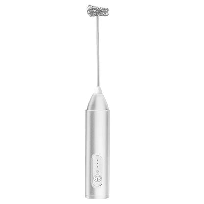 USB Rechargeable Handheld Milk Frother – Mini Milk Frother Wand with 3 Speeds, Portable USB Rechargeable Frother for Cof