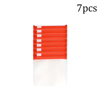 7 Piece Reusable Zippered Pill Pouch Set