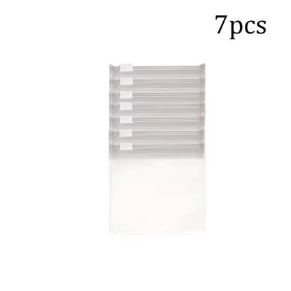 7 Piece Reusable Zippered Pill Pouch Set