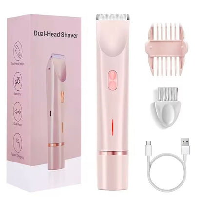 2 in 1 Women Electric Painless Hair Removal Razor and Trimmer
