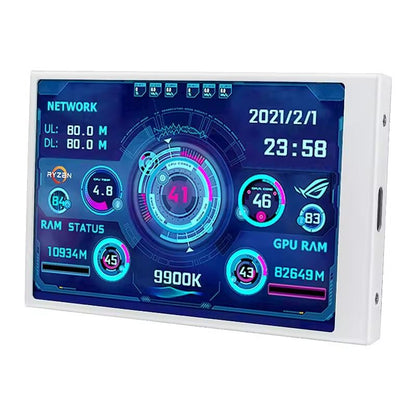 3.5 Inch USB Type-C Secondary Display for CPU GPU RAM Monitoring