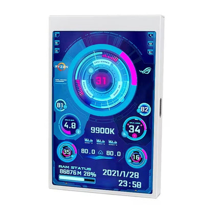 3.5 Inch USB Type-C Secondary Display for CPU GPU RAM Monitoring