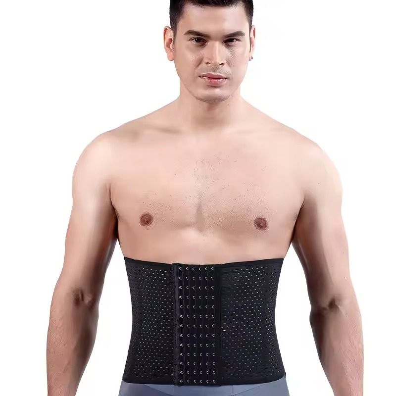 Men Slimming Body Shaper Waist Trainer Compression Belt