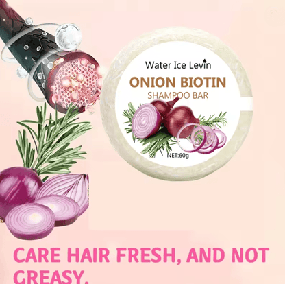 HydraRoots Onion and Biotin Shampoo Bar with Rosemary Extract