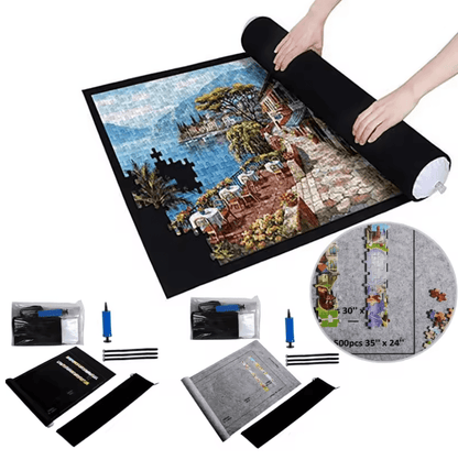 PuzzleSaver Roll Up Felt Mat for 1500 Piece Jigsaws