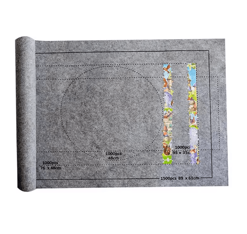 PuzzleSaver Roll Up Felt Mat for 1500 Piece Jigsaws