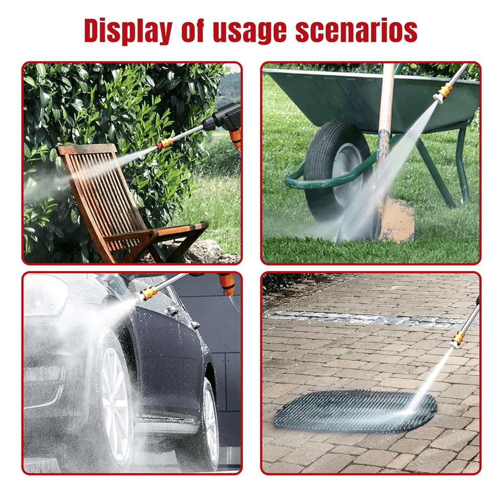 Portable High-Pressure Car Washer with Rechargeable Lithium Battery