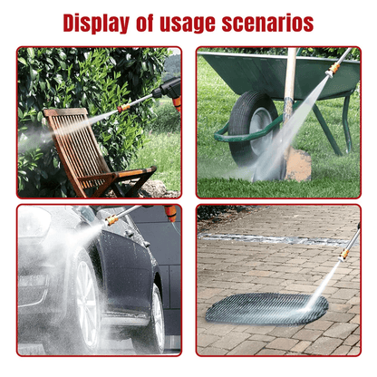 Portable High-Pressure Car Washer with Rechargeable Lithium Battery