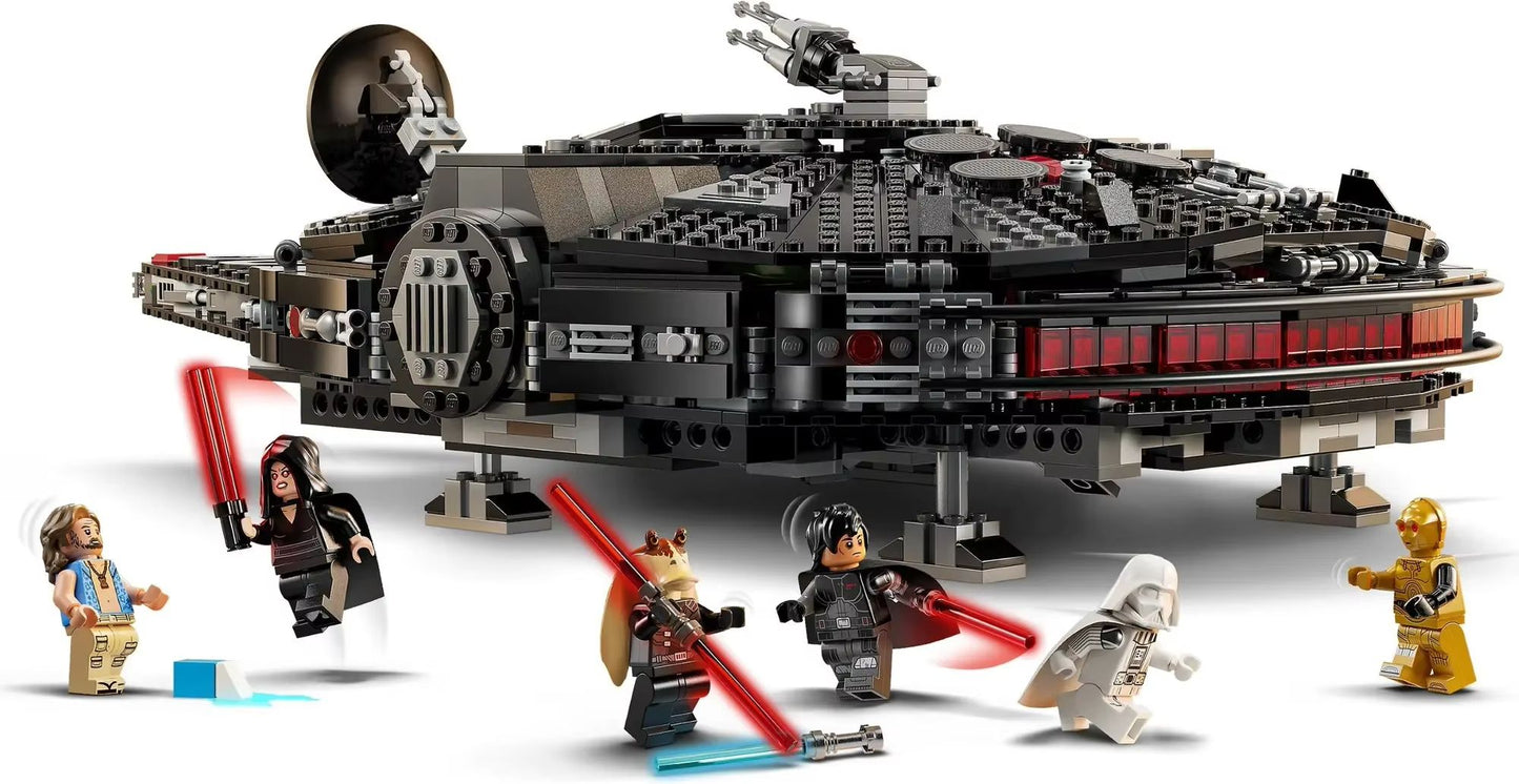 Galactic Millennium Falcon Compatible Building Brick Spaceship Toy Set for Kids