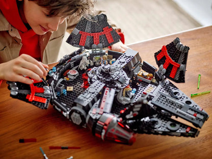Galactic Millennium Falcon Compatible Building Brick Spaceship Toy Set for Kids