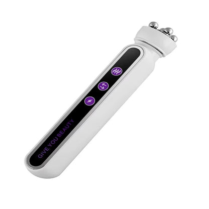 3in1 RF Heating EMS Facial 360° Roller Massager for Fine Lines Lifting Skin Rejuvenation Skin Firm Microcurrent Beauty M