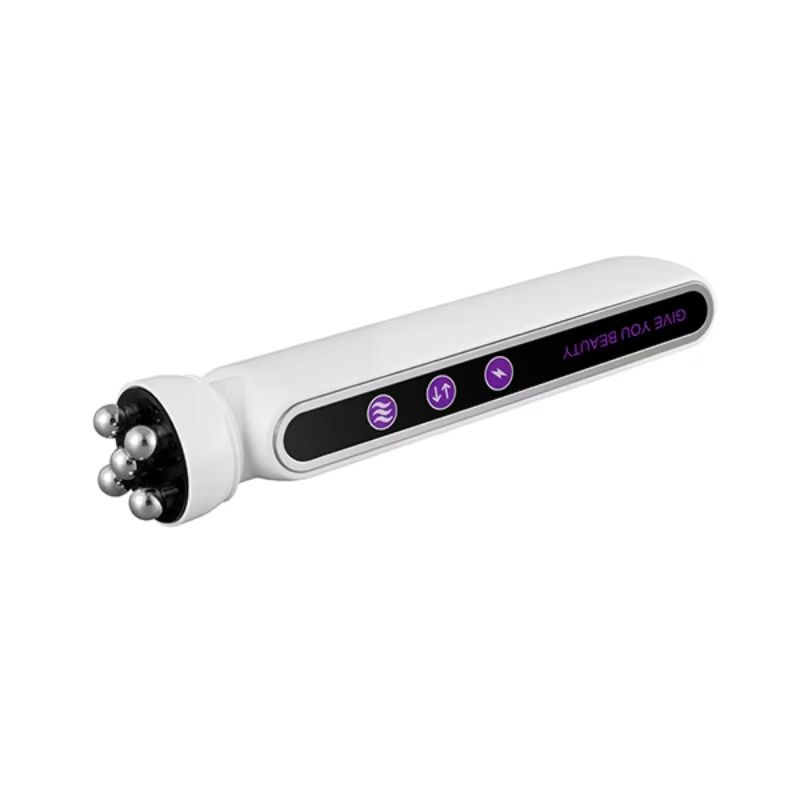 3in1 RF Heating EMS Facial 360° Roller Massager for Fine Lines Lifting Skin Rejuvenation Skin Firm Microcurrent Beauty M