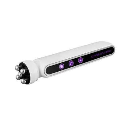 3in1 RF Heating EMS Facial 360° Roller Massager for Fine Lines Lifting Skin Rejuvenation Skin Firm Microcurrent Beauty M