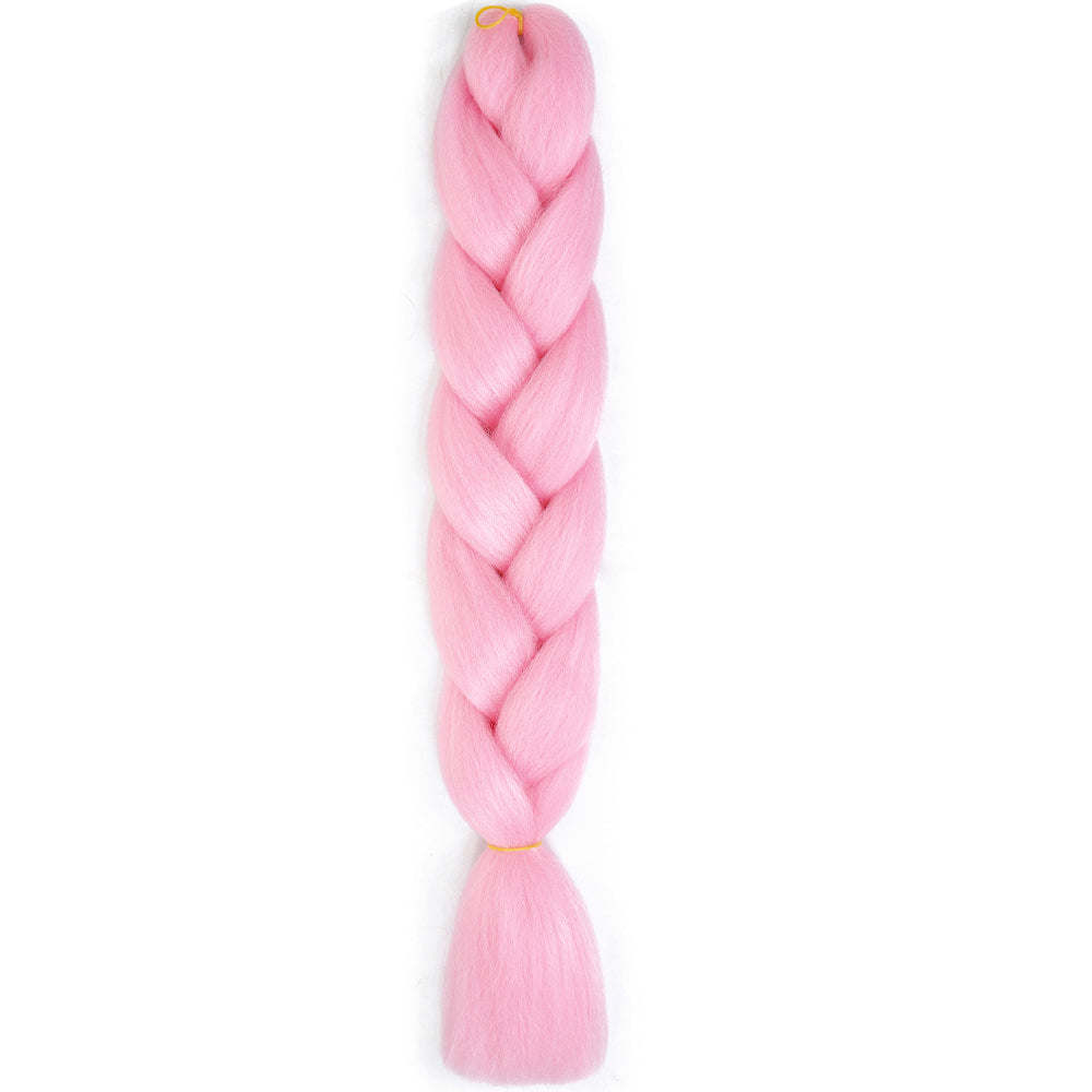 Jumbo Braids Extensions Synthetic Braiding Hair Kanekalon Afro Ombre Color Hair for Kids Children Crochet Twist Braid