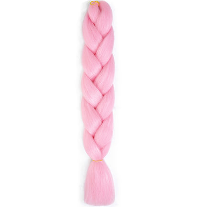Jumbo Braids Extensions Synthetic Braiding Hair Kanekalon Afro Ombre Color Hair for Kids Children Crochet Twist Braid