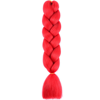 Jumbo Braids Extensions Synthetic Braiding Hair Kanekalon Afro Ombre Color Hair for Kids Children Crochet Twist Braid