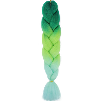 Jumbo Braids Extensions Synthetic Braiding Hair Kanekalon Afro Ombre Color Hair for Kids Children Crochet Twist Braid