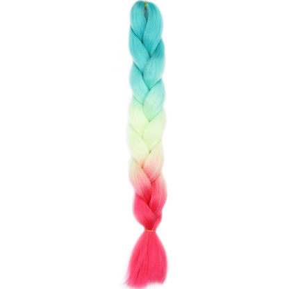 Jumbo Braids Extensions Synthetic Braiding Hair Kanekalon Afro Ombre Color Hair for Kids Children Crochet Twist Braid