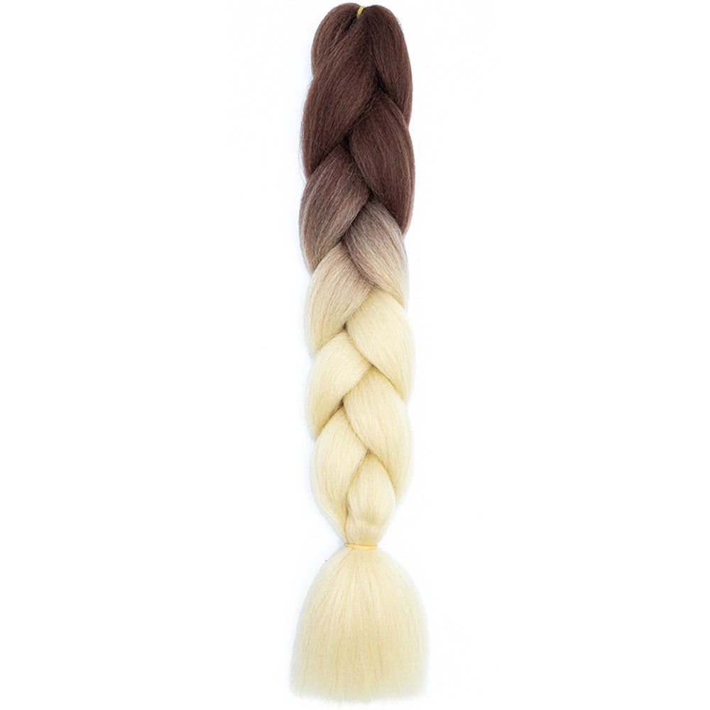Jumbo Braids Extensions Synthetic Braiding Hair Kanekalon Afro Ombre Color Hair for Kids Children Crochet Twist Braid