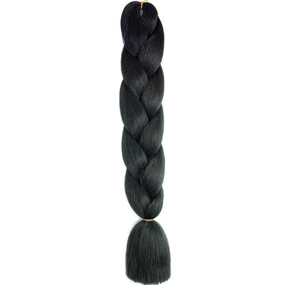Jumbo Braids Extensions Synthetic Braiding Hair Kanekalon Afro Ombre Color Hair for Kids Children Crochet Twist Braid