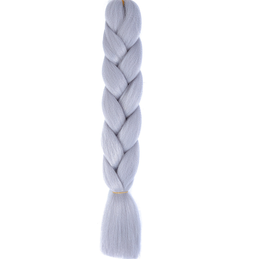Jumbo Braids Extensions Synthetic Braiding Hair Kanekalon Afro Ombre Color Hair for Kids Children Crochet Twist Braid