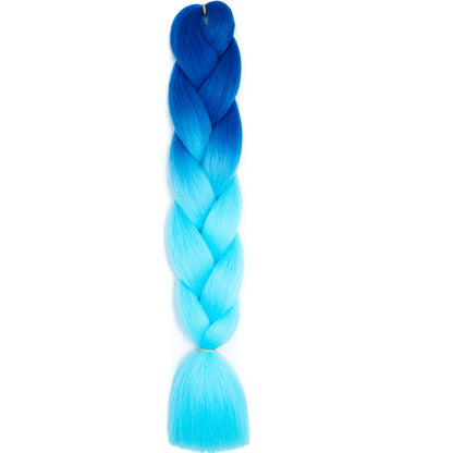 Jumbo Braids Extensions Synthetic Braiding Hair Kanekalon Afro Ombre Color Hair for Kids Children Crochet Twist Braid