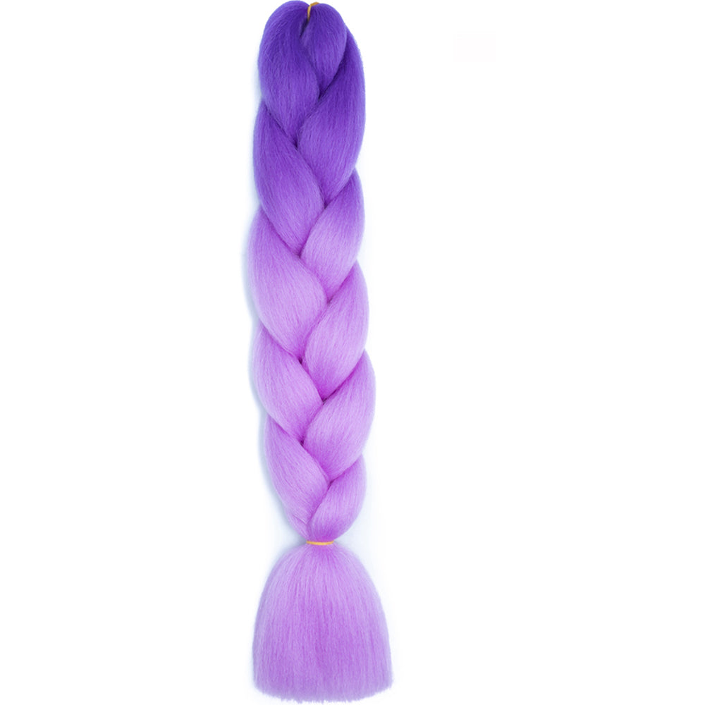 Jumbo Braids Extensions Synthetic Braiding Hair Kanekalon Afro Ombre Color Hair for Kids Children Crochet Twist Braid